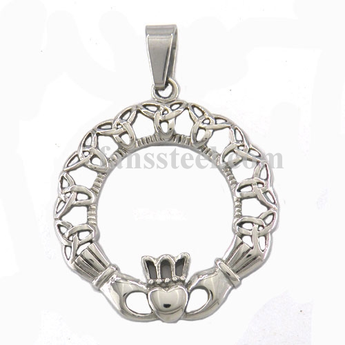 FSP15W58  Claddagh Friendship pendant